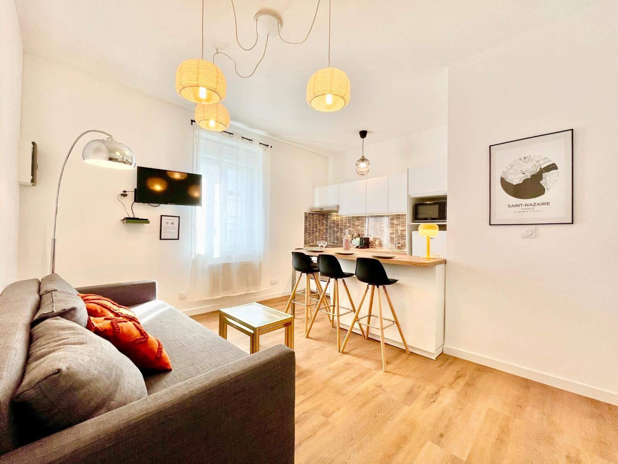 Le Maine, Proche Gare Apartment Сен-Назар Екстериор снимка